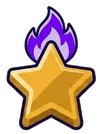 Attitude icon — star with flame