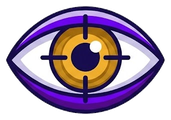 Concentration icon — eye with target