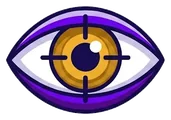 Concentration icon — eye with target